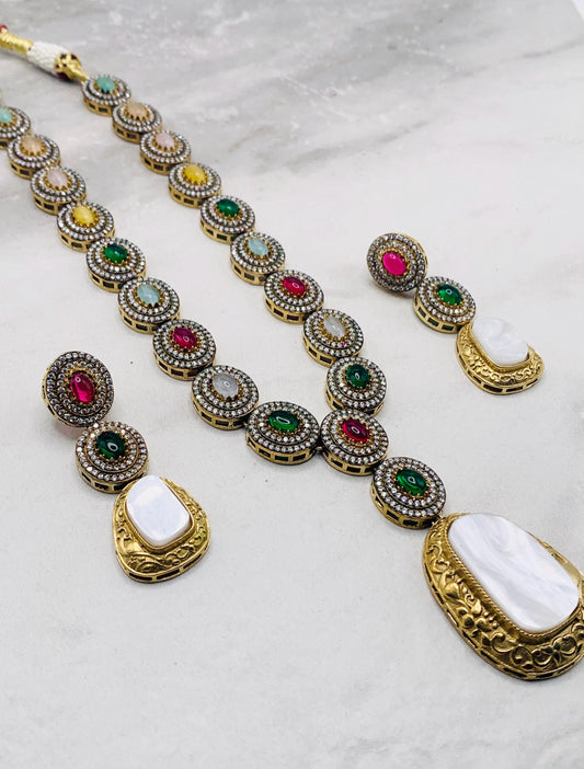 Sabyasachi inspired necklace with earrings