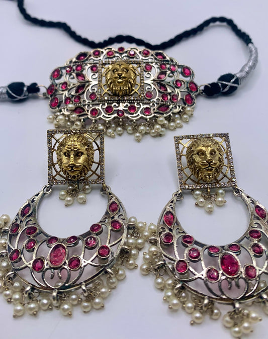 Sabyasachi inspired necklace with earrings
