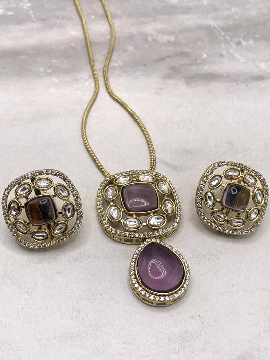 Sabyasachi inspired necklace with earrings.