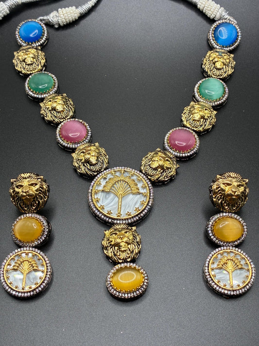 Sabyasachi inspired necklace with earrings